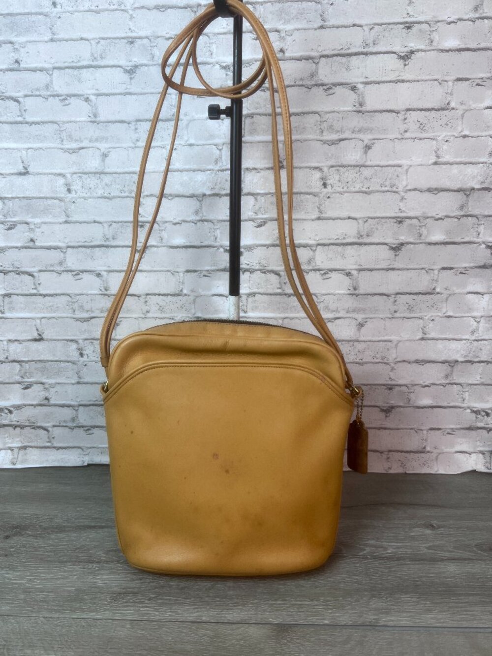 Rare Vintage Coach Gallery Bag 4028 Chamois Leather Shoulder Crossbody